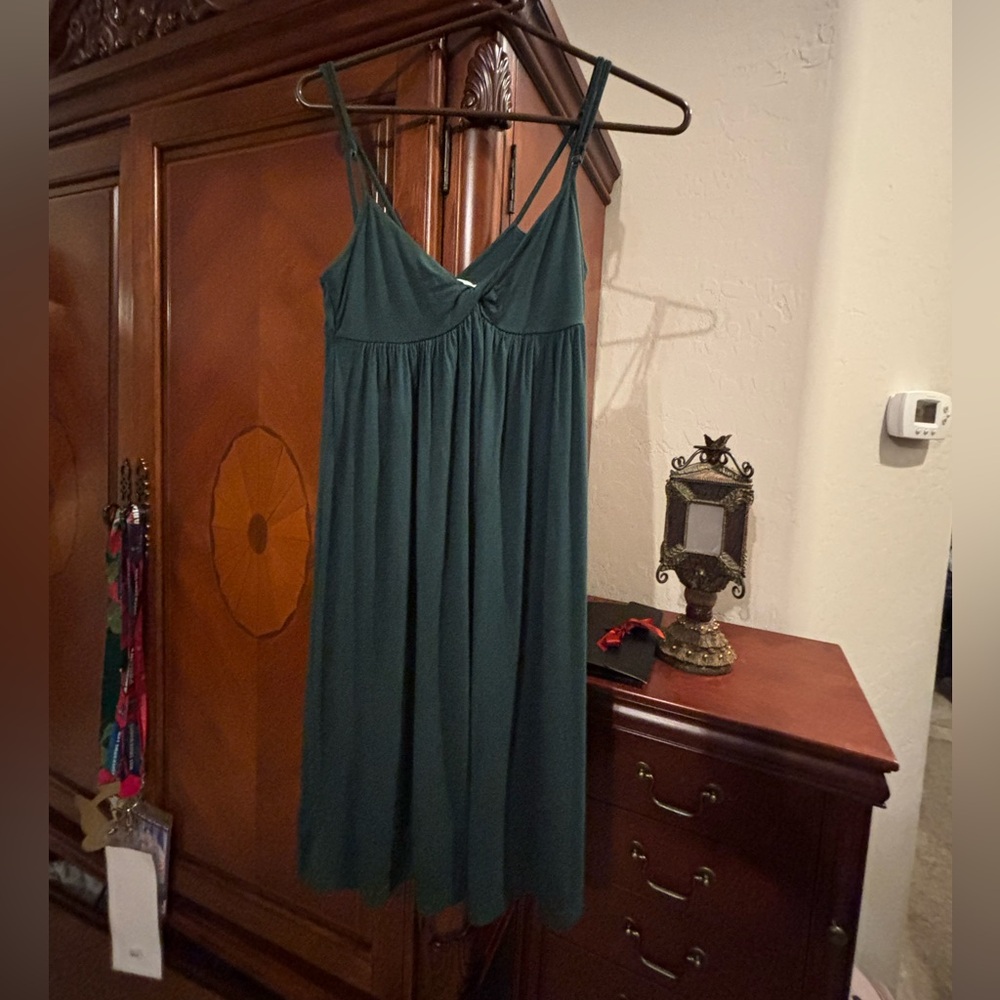 Kimchi Blue Forest Green Midi Dress
